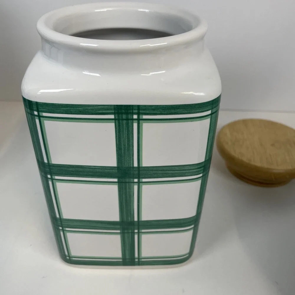 LILLIAN VERNON Fruit Canister Set 4 With Lids Grapes Cherries Lemon Strawberry